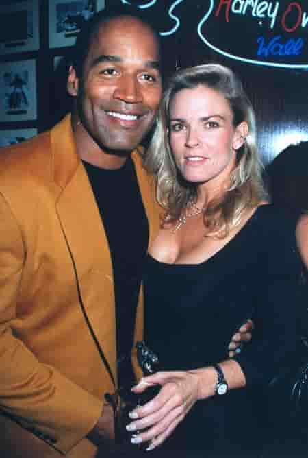 Nicole Brown, german-american model with her husband O. J. Simpson, former American NFL football player